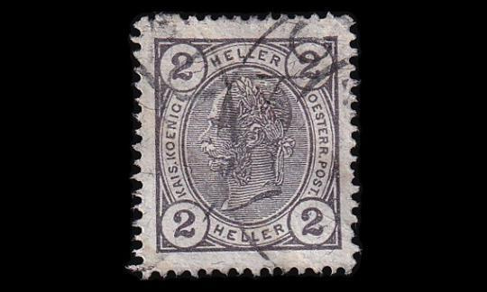 Itävalta 106C o Franz Joseph 2 H lakkan (13:13½) (1904)
