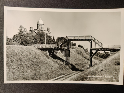 Postikortti Lappeenranta Rautatie 1950-l Alkup.Mallikappale