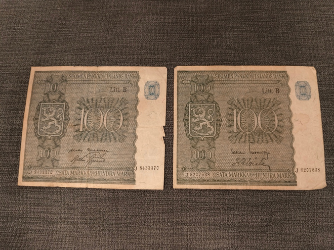 100 Mk setelit 1945
