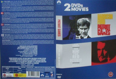 Patriot Games & The Hunt For Red October - (2 DVD)