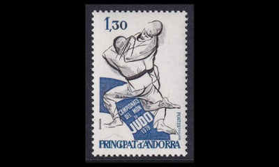 Andorra Fr 302 ** Judon MM-kilpailut (1979)