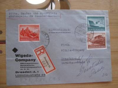 Deutsches Reich, armeija-aiheisia merkkejä 1944 R-kuorella