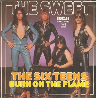 The Sweet 7" The Six teens 1974 1 Painos