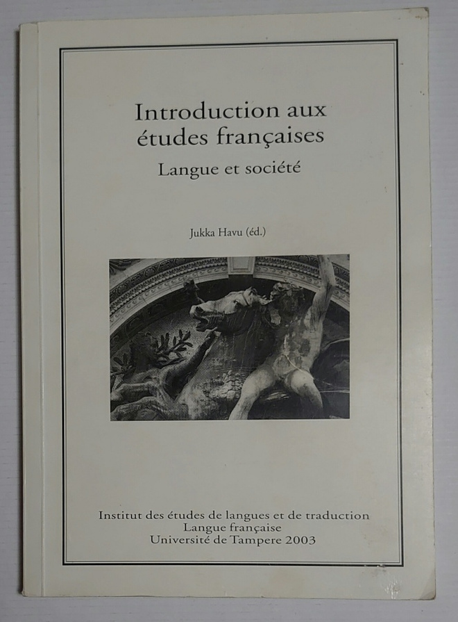Introduction aux études Francaises - Langue et Société