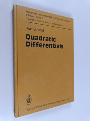 K. Strebel : Quadratic Differentials