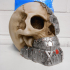 PÄÄKALLO VASEN PUOLI METALLIA (24 228) (dod-312) n.11cm B - - pikkukuva 3