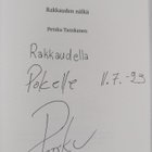 Petsku Tanskanen : Rakkauden nälkä (signeerattu, tekijän ... - pikkukuva 3