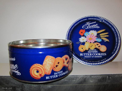 Peltipurkki Famous Dane 80-luvulta