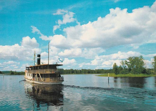 LAIVAKORTTI - HÖYRYLAIVA JÄRVELLÄ - 1