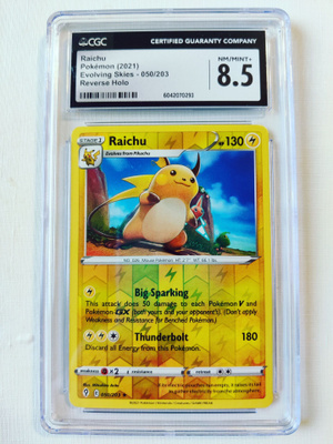 Raichu Evolving Skies 050/203 CGC 8.5