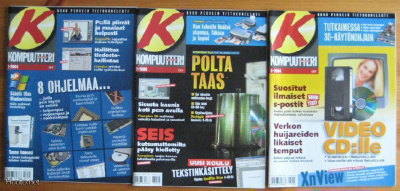 3 kpl KOMPUUTTERI LEHTIÄ no:t 1-3 / 2004