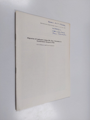 Paavo Salmensuu ym. : Migration of Laphygma exigua Hb. (L...