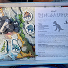 Dinosaurus vintage lautapeli kirjalito - pikkukuva 2