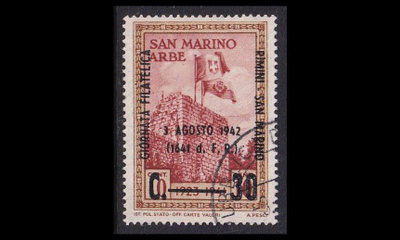 San Marino 256 o Postimerkkinäyttely (1942)