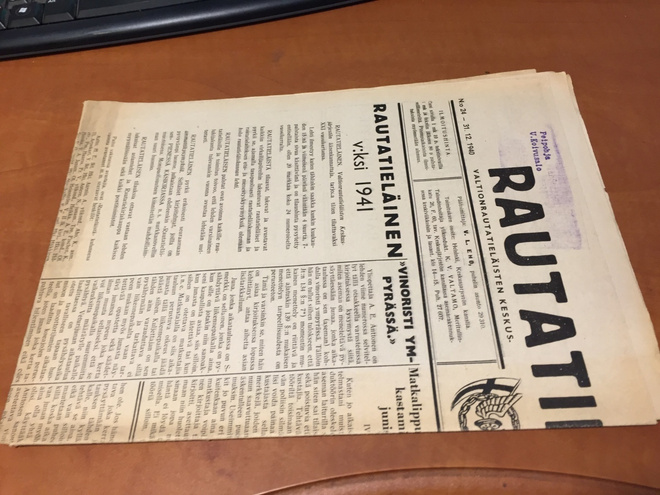 RAUTATIELÄINEN LEHTI 24/1940