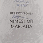 Sirpa Kyyrönen : Nimesi on Marjatta (signeerattu, tekijän... - pikkukuva 3