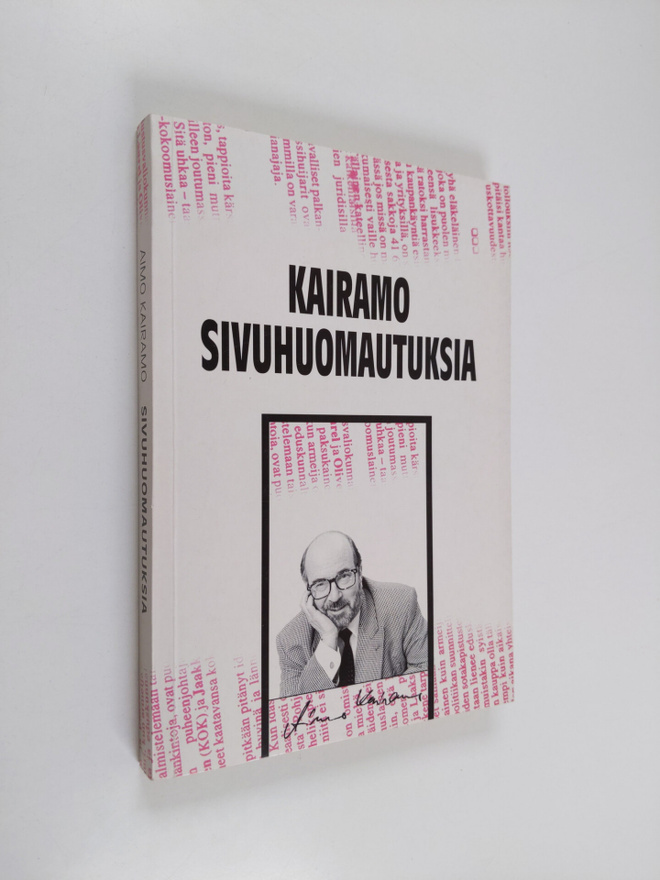 Aimo Kairamo : Sivuhuomautuksia (signeerattu)
