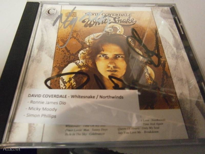 WHITESNAKE - DAVID COVERDALES-WHITESNAKE SIGNATURES BY DIO +