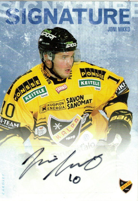 2016-17 Cardset JONI NIKKO KalPa Signature nimmari