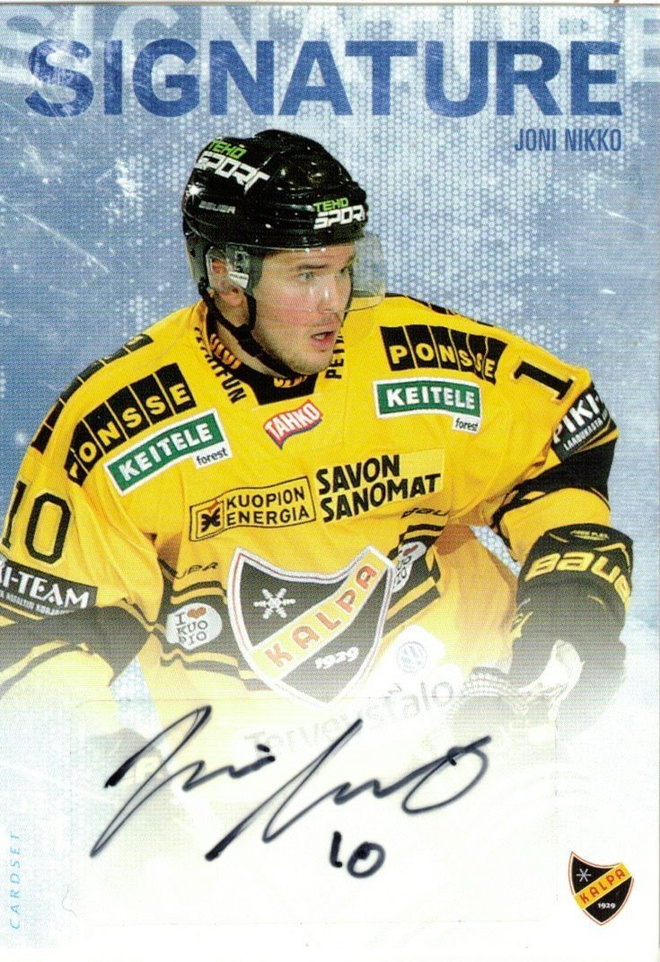 2016-17 Cardset JONI NIKKO KalPa Signature nimmari
