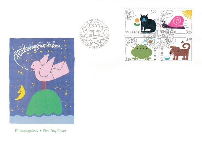 RUOTSI 1994 - Fa 1853/56 FDC KUORI