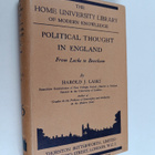 Harold J. Laski : Political thought in England from Locke... - pikkukuva 1
