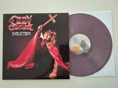 Ozzy Osbourne Snowstorm LP Värivinyyli