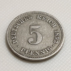 Saksa 5 Pfennig 1893A - pikkukuva 3