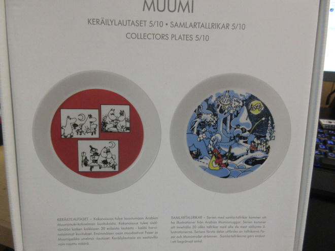 ARABIA MUUMI KERÄILYLAUTASET 5/10