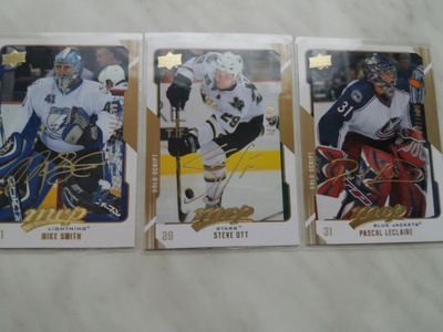2008-09 Upper Deck MVP Gold Script /100 kortteja 3.50e/kpl