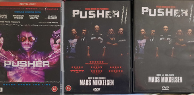 PUSHER 1 - 3 trilogia DVD Mads Mikkelsen