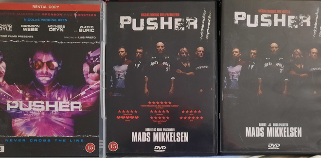 PUSHER 1 - 3 trilogia DVD Mads Mikkelsen