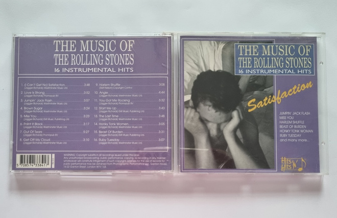 THE MUSIC OF THE ROLLING STONES: 16 INSTRUMENTAL HITS CD