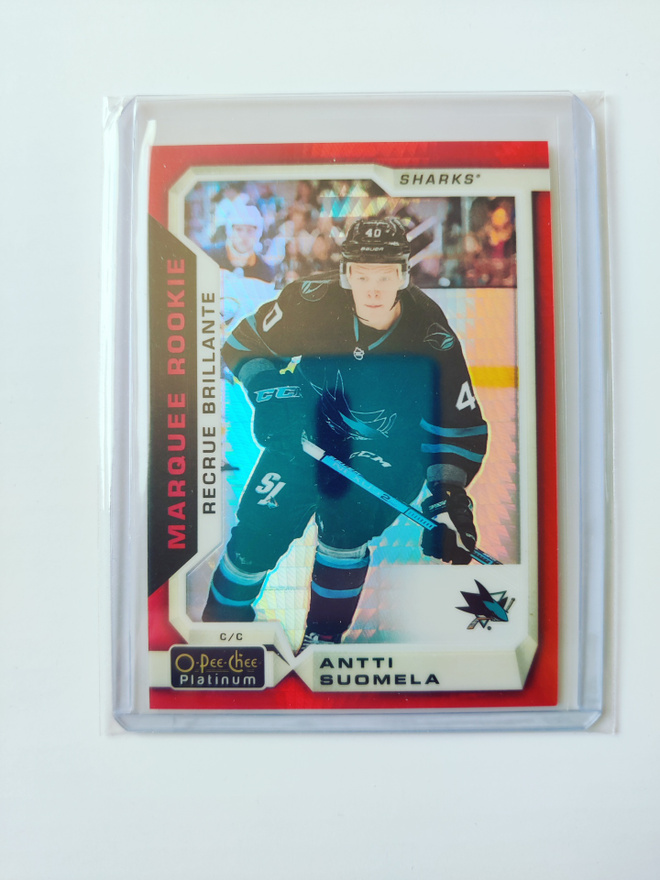 Antti Suomela 18-19 Opc Platinum Red Prism Rookie /199