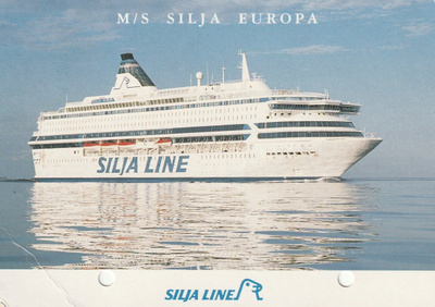LAIVAKORTTI - M/S SILJA EOROPA