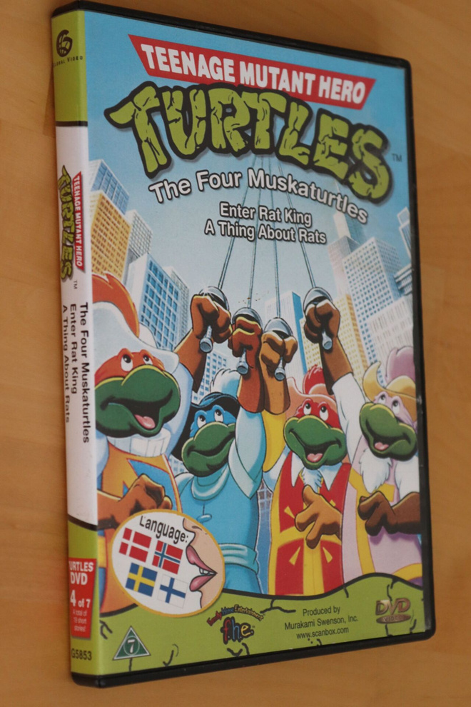 DVD Teenage Mutant Ninja Turtles 4 / 7 (1985)
