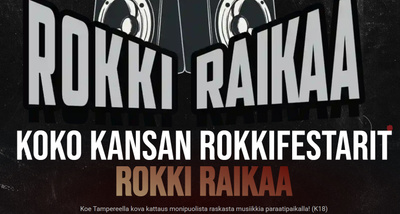 ROKKI RAIKAA TAMPERE 2026 - 2 PÄIVÄÄ KAVERILIPPU (2 hlöä)