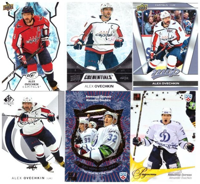 6 x ALEX OVECHKIN Capitals, Dynamo