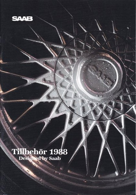 Saab lisävarusteet -esite, 1988
