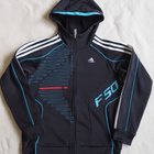 ADIDAS verkkatakki hupulla, 152 cm, lähes uusi - pikkukuva 1