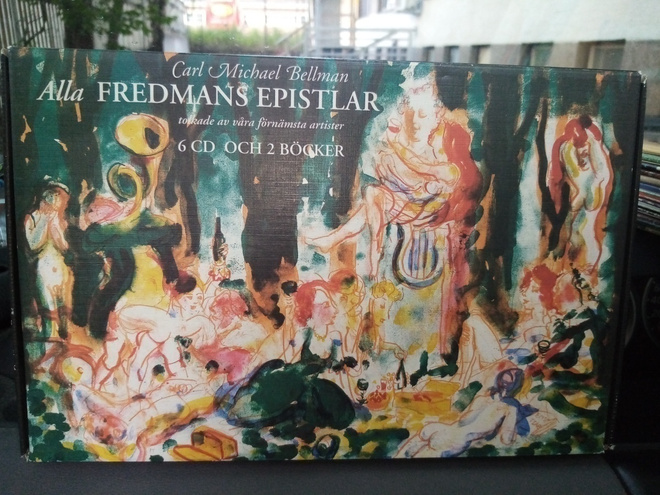 6CD + 2 KIRJAA : ALLA FREDMANS EPISTLAR ( SIS POSTIKULU)