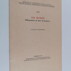 Juhani Forsberg : De morte : bibliographia ad usum theolo... - pikkukuva 1