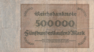 Saksa 500 000 mark, 1923
