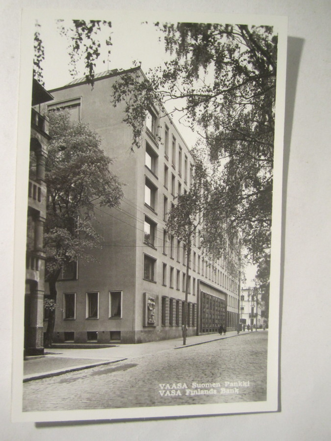 VANHA Postikortti Vaasa 1950-l Alkup.Mallikappale