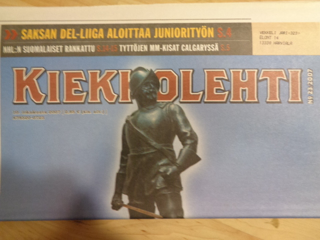 Kiekkolehti Nro 23/2007 (14.11)