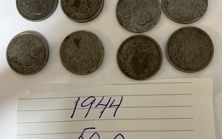 Pennejä  v. 1944  50 p Fe  12 kpl