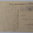 Ada Onnela, sotilaspostikortti, sotilas valokuvaamossa - pikkukuva 2
