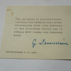1937 Kiitoskortti Mannerheim 70v. - pikkukuva 1