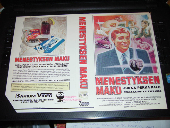 Vhs kansipaperi Fix - MENESTYKSEN MAKU  (Sis.postikulut)