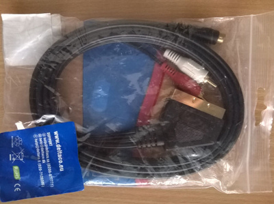 Scart - 2xRCA/Mini DIN